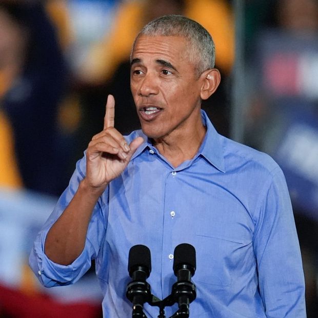 Barack Obama en un evento en Georgia en 2024